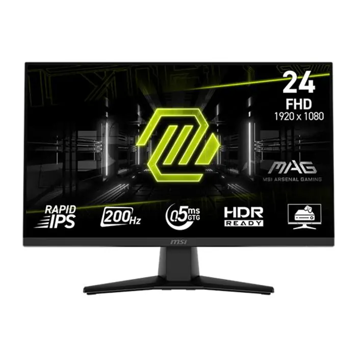 Monitor 24 MSI MAG 242F IPS, FHD, 0,5ms, 200Hz, HDMI, DP, 9S6-3BC51T-001
