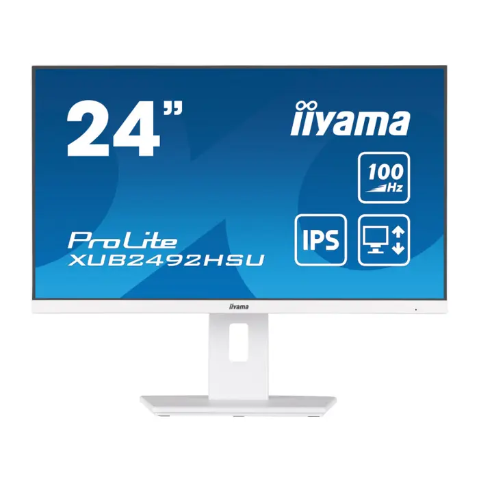 Monitor IIYAMA 24" XUB2492HSU-W6, 23.8", IPS FHD, Zvučnici