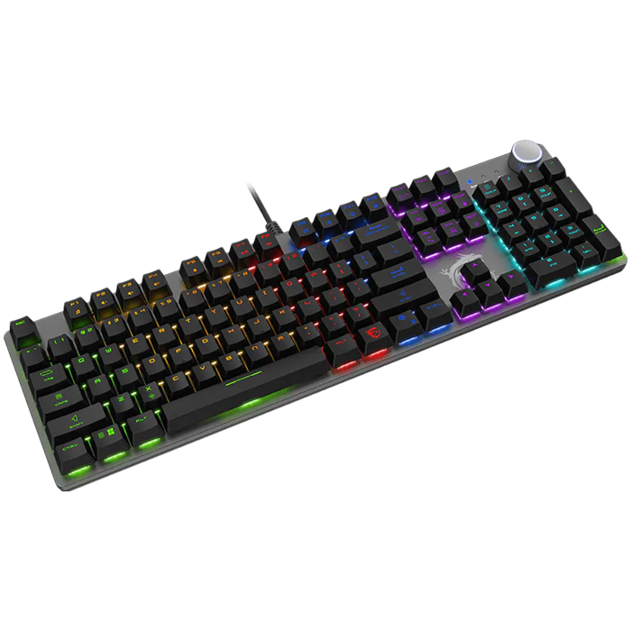 MSI Gaming Keyboard FORGE GK320 RED, USB 2.0, RGB LED, Mechanical Switch, Anti-ghosting, FORGE GK320 RED US