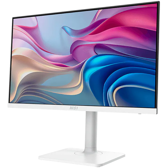 MSI Modern MD272UPHW, 27", IPS, UHD, 60Hz, 4ms, 400nits, 10 bit, DisplayHDR 400, HDMI, DP, USB Type C w/ 98W PD, Speakers, Tilt, Swivel, Pivot, Height Adjustment, White, MODERN MD272UPHW