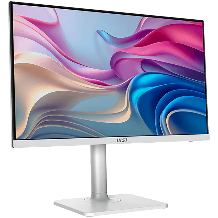 MSI Modern MD272UPHW, 27", IPS, UHD, 60Hz, 4ms, 400nits, 10 bit, DisplayHDR 400, HDMI, DP, USB Type C w/ 98W PD, Speakers, Tilt, Swivel, Pivot, Height Adjustment, White, MODERN MD272UPHW