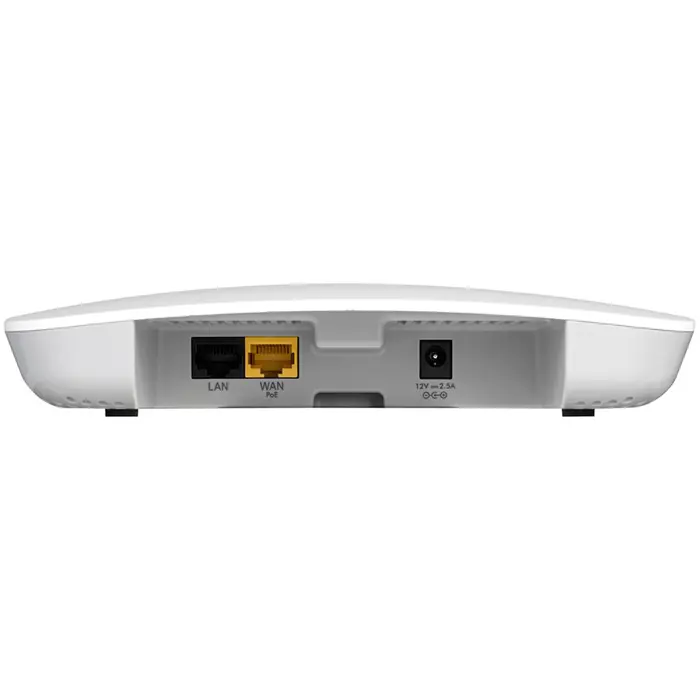 Netgear AP, Dual Band, AC standard, (2.4GHz - 300Mbps; 5GHz - 867Mbps), Standalone, Cloud and Ensemble deployment, 2 x 10/100/1000 RJ45, WAN port supporting IEEE 802.3af or 802.3at PoE, max 200 client
