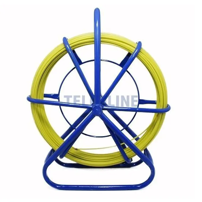 NFO Fiberglass (FRP) remote control for pulling cables, 6mm, 150m, yellow, NFO-TOOL-80025