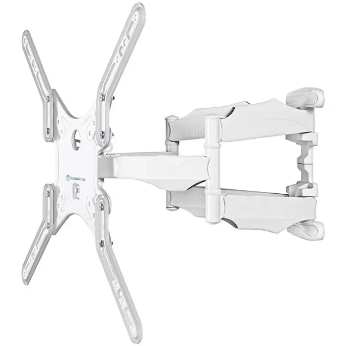 ONKRON Monitor desk mount for 37” – 70 Inch LCD LED OLED Screens, White