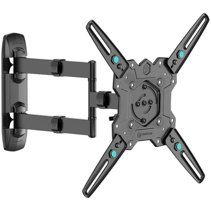 ONKRON Wall Mount Swivel Tilt Rotate for 32-65 Inch VESA min 100x100 - 400x400 max up to 41 kg, M4R-B