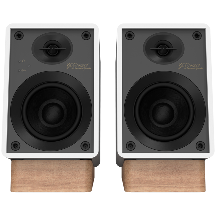 Onkyo Creator Series GX-10DB Powered Speakers, White, pair, GX10DBWCUU