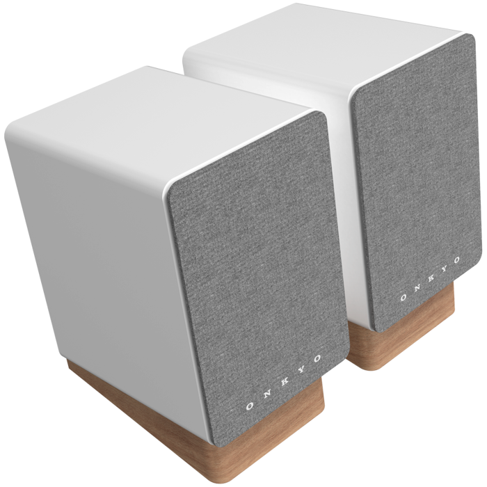 Onkyo Creator Series GX-10DB Powered Speakers, White, pair, GX10DBWCUU