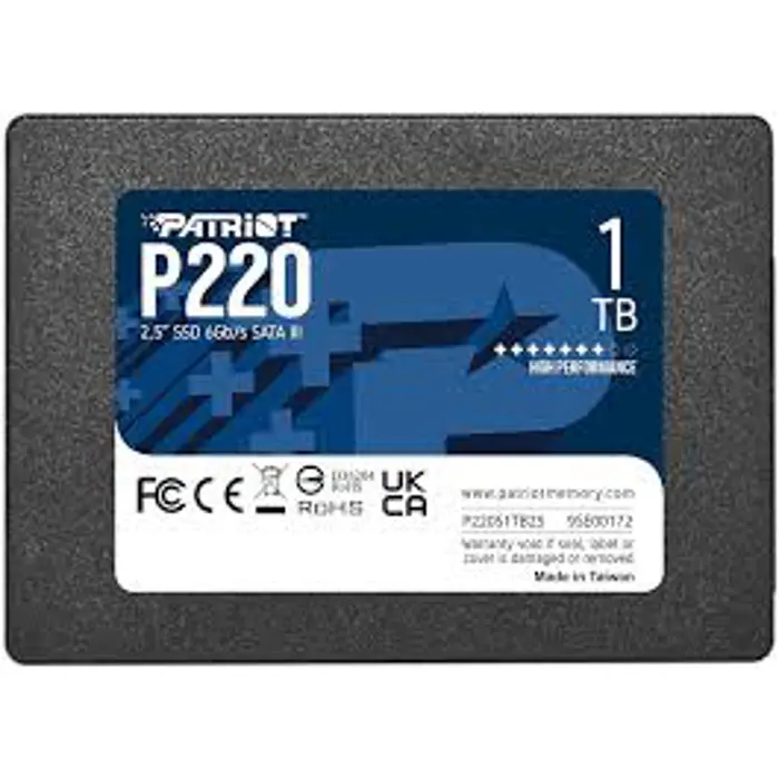 Patriot P220 1TB SATA3 SSD 2.5", 77359
