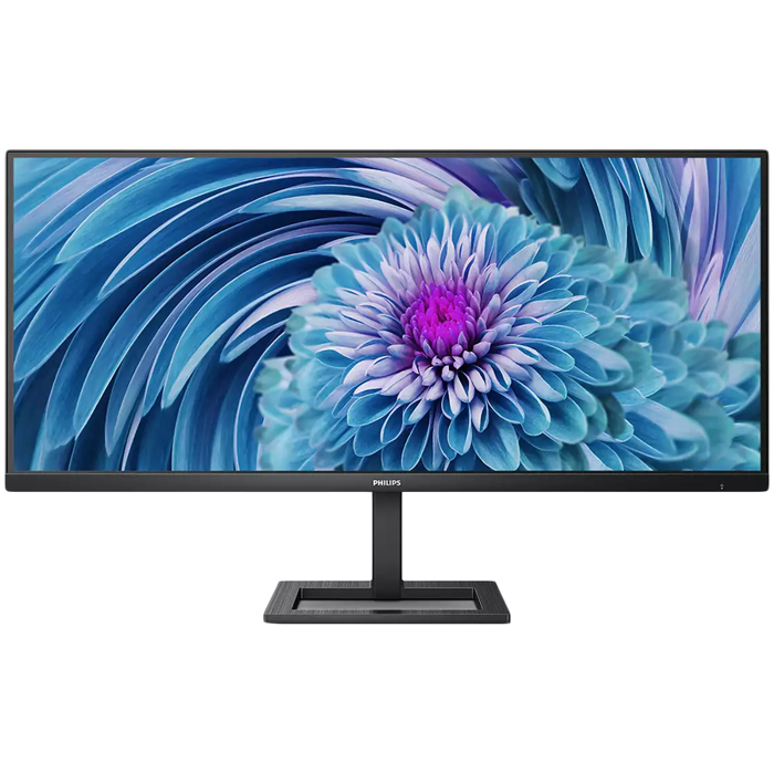 PHILIPS Monitor 346E2LAE 34 VA, 3440x1440 (WQHD), 100 Hz, 1 ms (MPRT), 300 cd/m2, 3000:1, Adaptive Sync, 1xHDMI 2.0, 1xDP 1.2, 1xUSB-C (DP Alt mode, Power delivery 65W), PIP and PBP mode, Speakers, ,