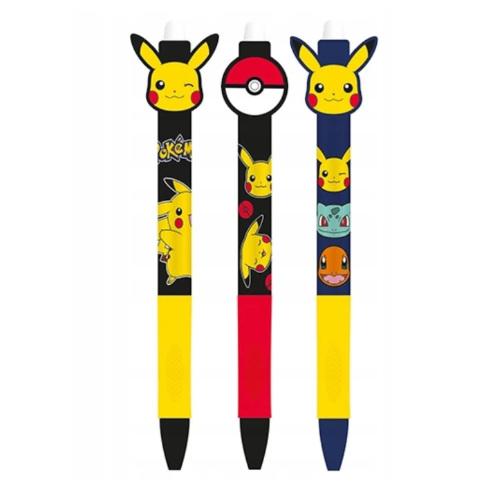 POKEMON - BALLPOINT PEN WITH ERASER