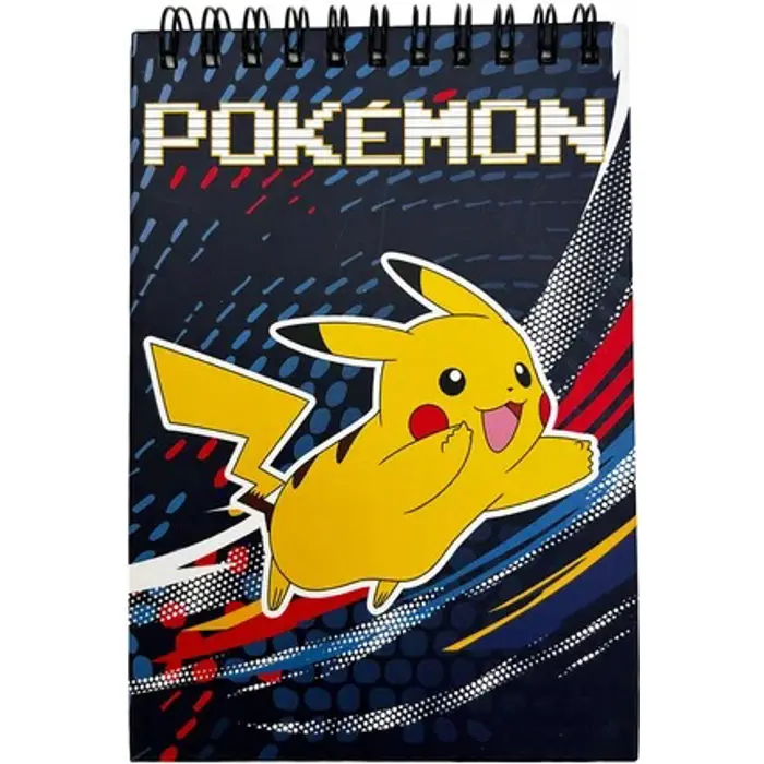 POKEMON - PIKACHU - SPIRAL NOTEBOOK AND BALLPOINT PEN