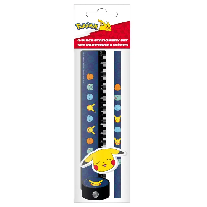 POKEMON - PIKACHU - STATIONERY SET 4V1