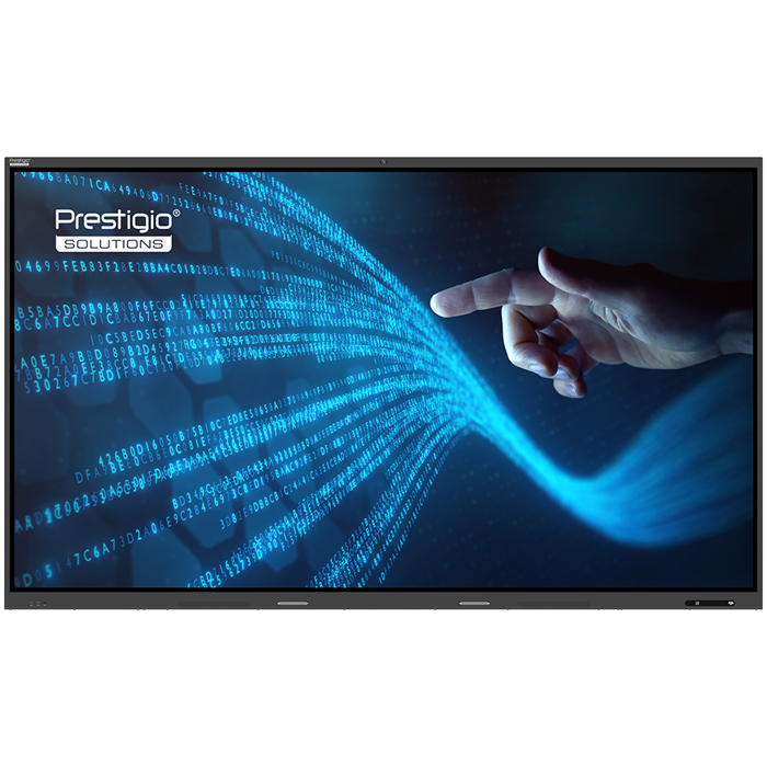 PRESTIGIO SOLUTIONS Multiboard 110-inch Light+ Gen 2, Android 13, Google EDLA, AI Camera, NFC, 16/128GB, black, PSMB011P111