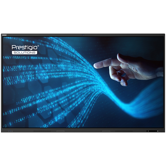 PRESTIGIO SOLUTIONS Multiboard 98-inch Light+ Gen 2, Android 13, Google EDLA, AI Camera, NFC, 16/128GB, black, PSMB011P981