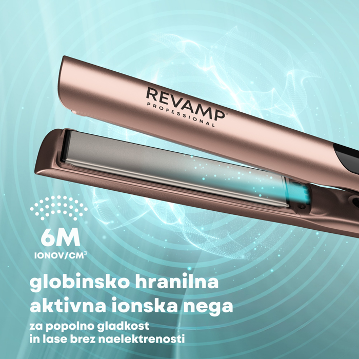 REVAMP DYNAMIC RADIANCE STRAIGHT & STYLE HAIR STRAIGHTENER ST-1900GD