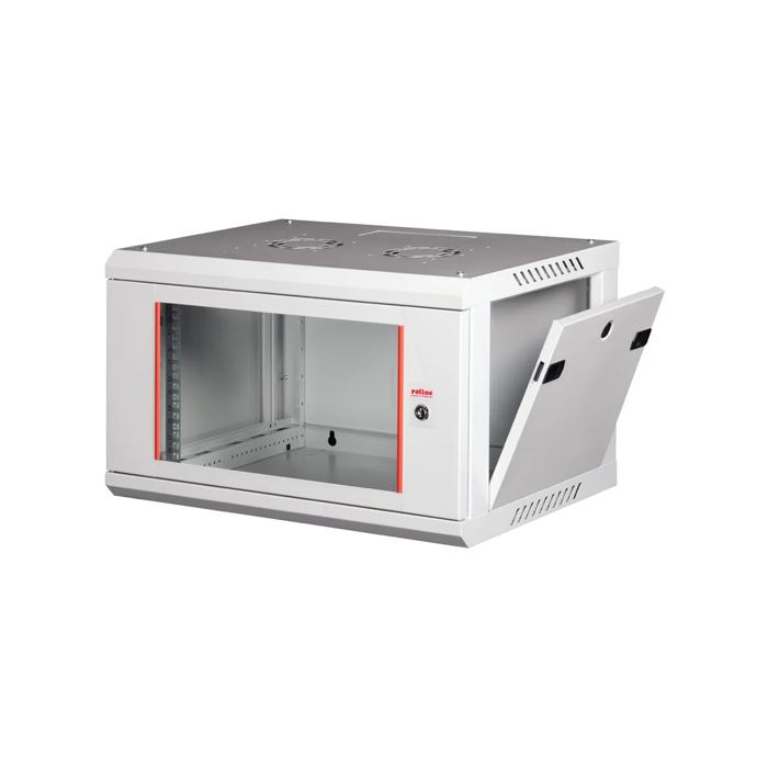 Roline 19" 6U 600×450×379 Basic Plus zidni ormar, sivi, 26.21.0123