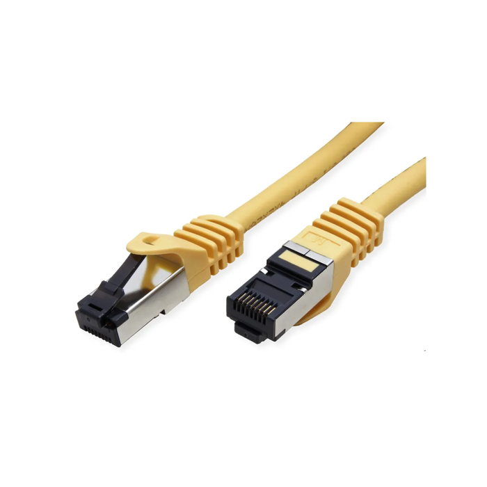 Roline VALUE S/FTP mrežni kabel Cat.8 (Class I), LSOH, stranded, 2.0m, žuti, 21.99.1822
