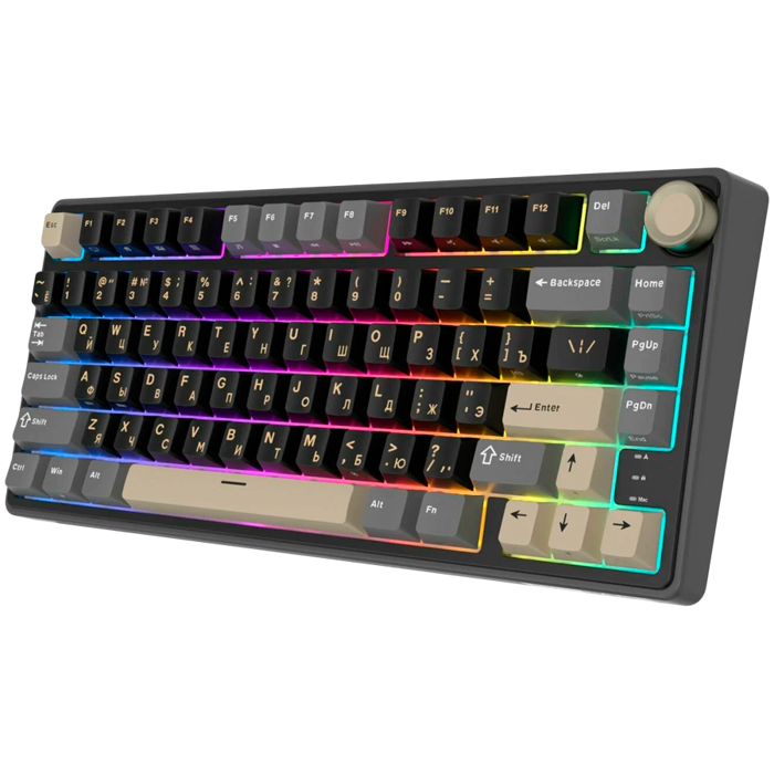 ROYAL KLUDGE R75 Phantom Gaming Keyboard Brown switch, RK-R75-PHNTM-BRNSW-US