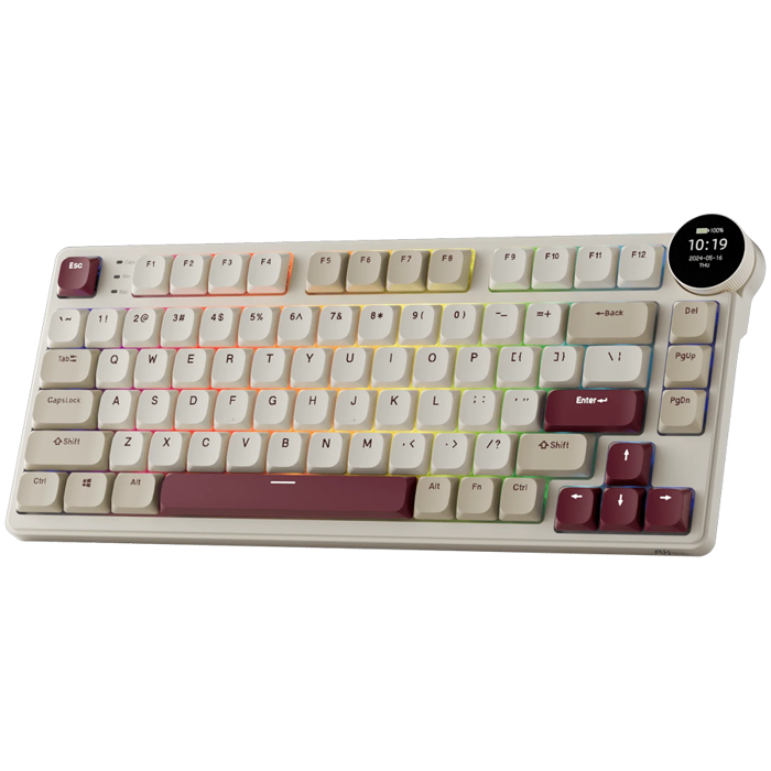 ROYAL KLUDGE RK N80 Rosy Clouds Gaming Keyboard Brown switch, RK-N80-ROSYCLD-BRNSW-US