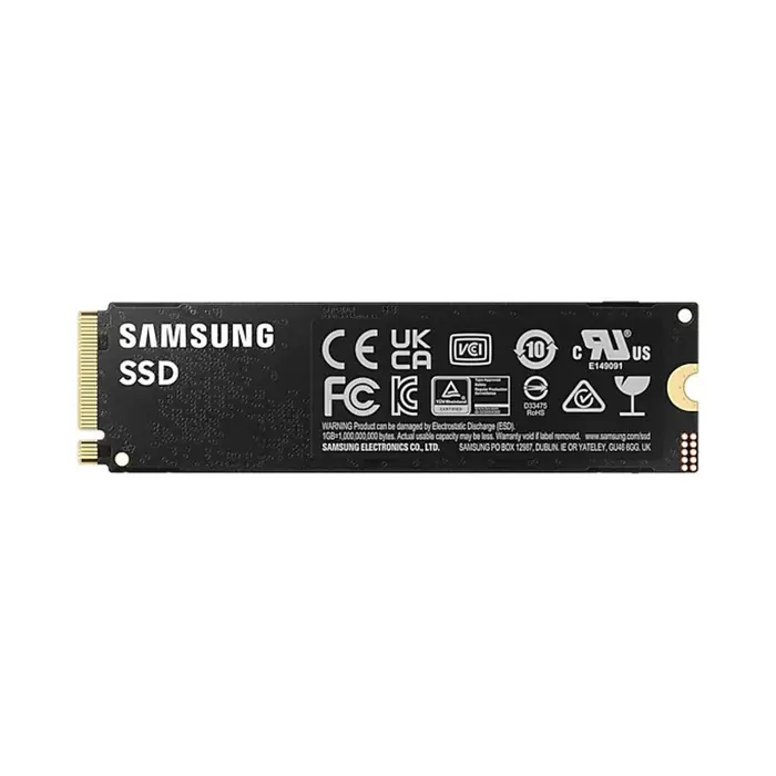 Samsung 990 Pro 1TB NVMe PCIe 4.0 M.2 SSD, R/W: 7450/6900 MB/s, (MZ-V9P1T0BW), 62891