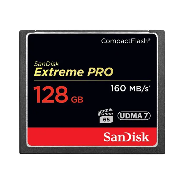 SANDISK Extreme PRO CompactFlash 128GB, SDCFXPS-128G-X46