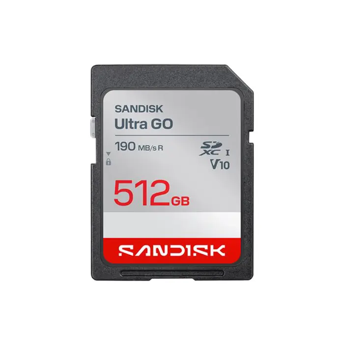 SANDISK Ultra SD UHS-I 512GB SD 190MB/s, SDSDUGN-512G-GN6IN