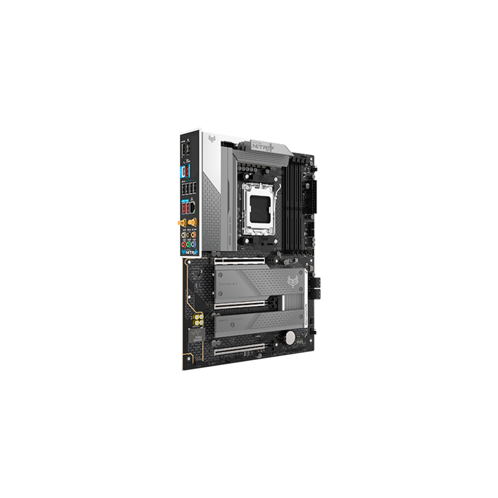 SAPPHIRE AMD B850 AM5 NITRO+ Ryzen R9/R7/R5, 4x DDR5 8000MHz, PCIE 5, 1x M.2 Gen5, 2x M.2 Gen4, LAN 2.5 Gbps, WIFI7, USB, ATX, 52123-03-40G