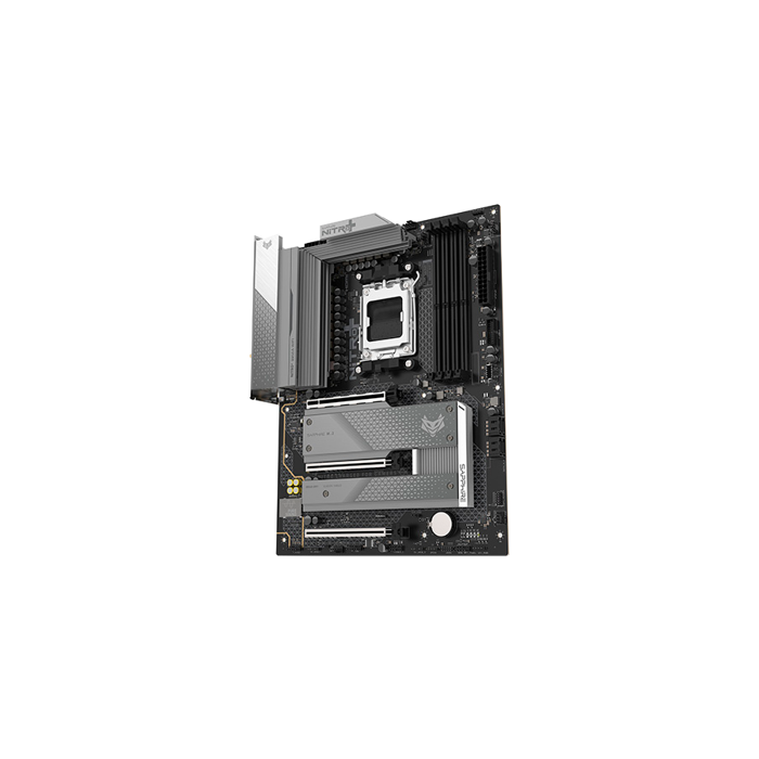 SAPPHIRE AMD B850 AM5 NITRO+ Ryzen R9/R7/R5, 4x DDR5 8000MHz, PCIE 5, 1x M.2 Gen5, 2x M.2 Gen4, LAN 2.5 Gbps, WIFI7, USB, ATX, 52123-03-40G
