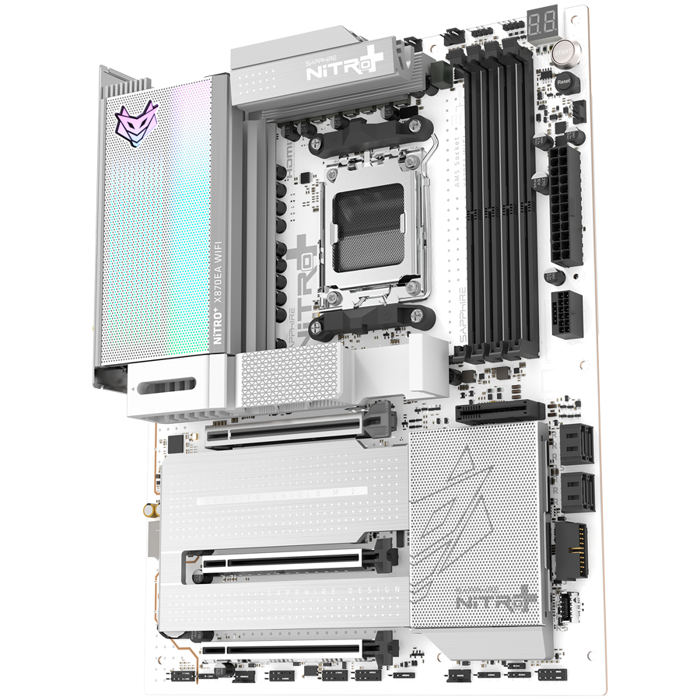 SAPPHIRE NITRO+ X870EA PHANTOMLINK POLAR EDITION, 1XHDMI, 8XU3, 2XU2, 2XTYPE-C, 4XM2, 4XSATA, ATX FULL, 52122-11-40G