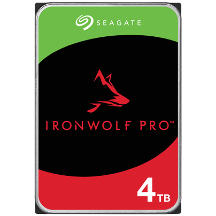 SEAGATE HDD Ironwolf pro NAS (3.5/4TB/SATA/rmp 7200)