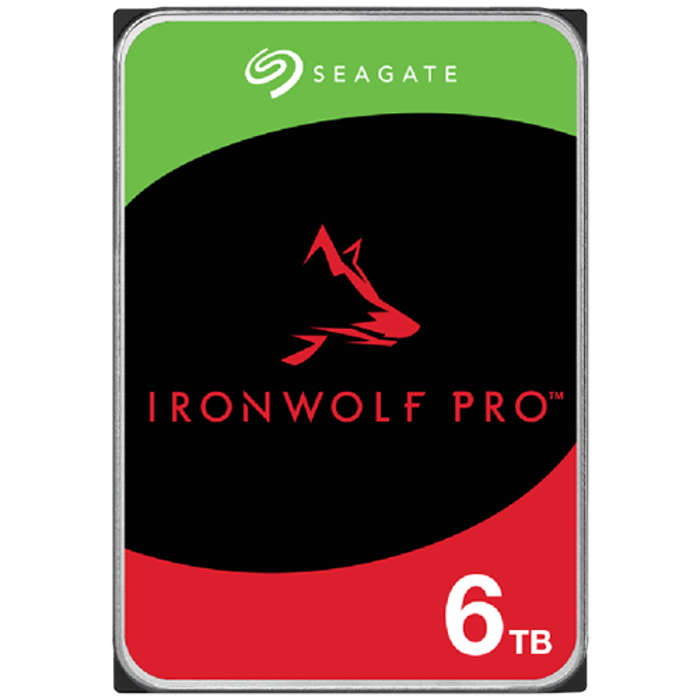 SEAGATE HDD Ironwolf pro NAS (3.5/6TB/SATA/rmp 7200)