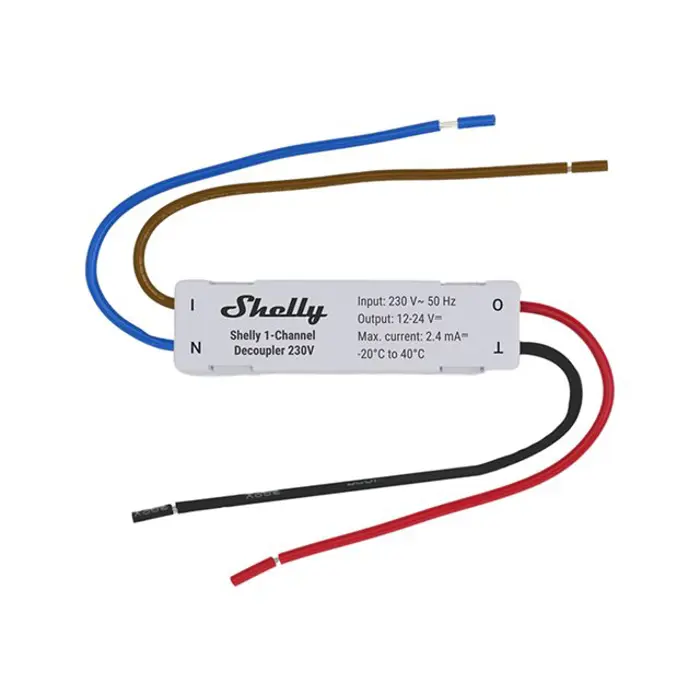 SHELLY 1-Channel 230V Decoupler, FG3800238072117