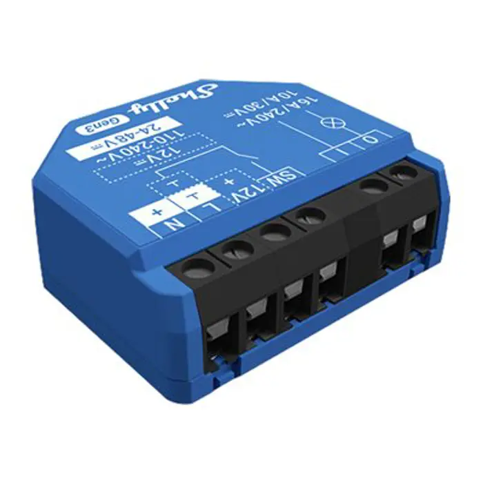 SHELLY 1 Gen3 2-pack Smart Relay, FG3800235261774