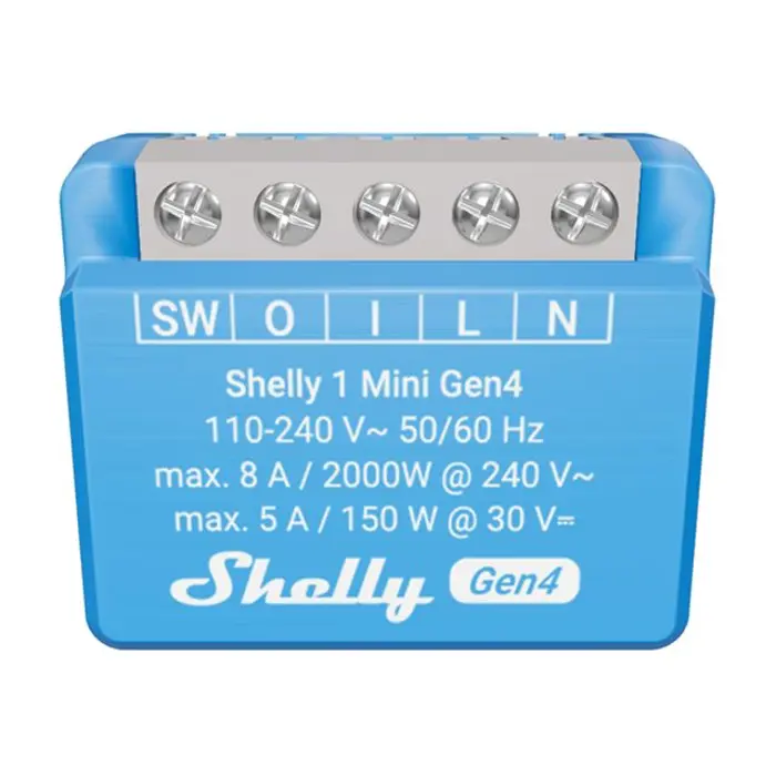 SHELLY 1 Mini Gen4 2-pack Smart Relay, FG3800238070793