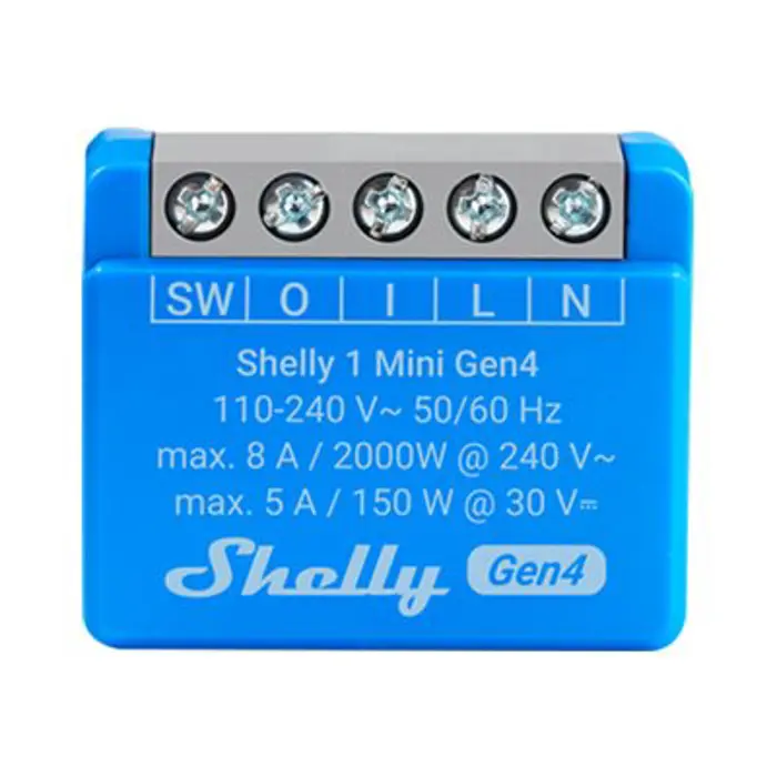 SHELLY 1 Mini Gen4 Smart Relay, FG3800238070786