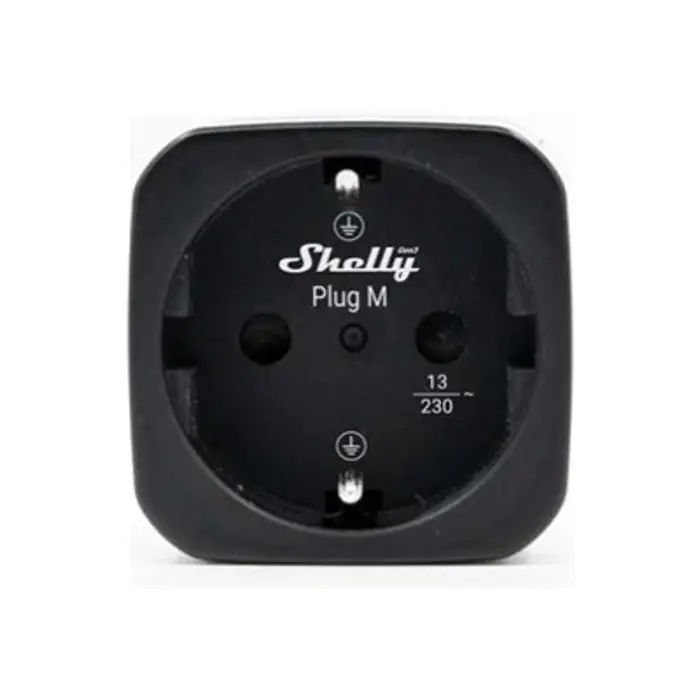 SHELLY Plug M Black 4-pack Plug, FG3800238074203