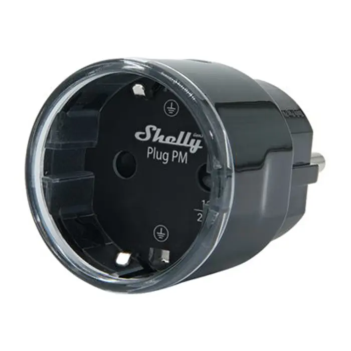 SHELLY Plug PM Gen3 Black Plug, FG3800238072728