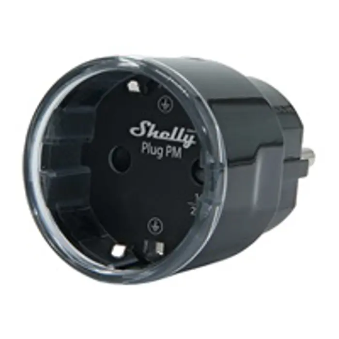 SHELLY Plug PM Gen3 Black Plug, FG3800238072728