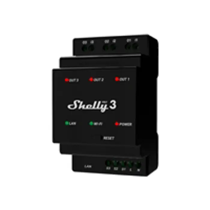 SHELLY Pro 3 Smart Relay, FG3800235268094