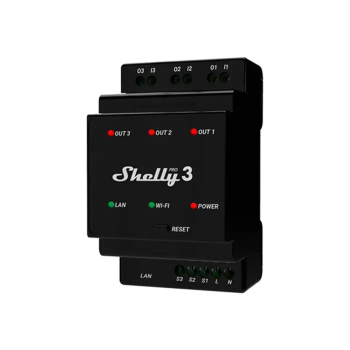 SHELLY Pro 3 Smart Relay, FG3800235268094