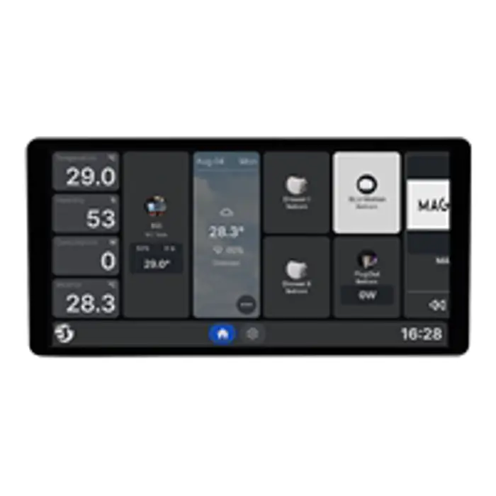 SHELLY Wall Display X2i Black Display, FG3800238072766