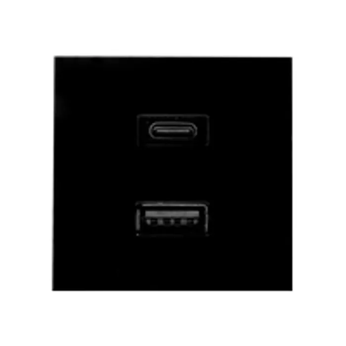 SHELLY Wall Stand Black USB Charger, FG3800235269664