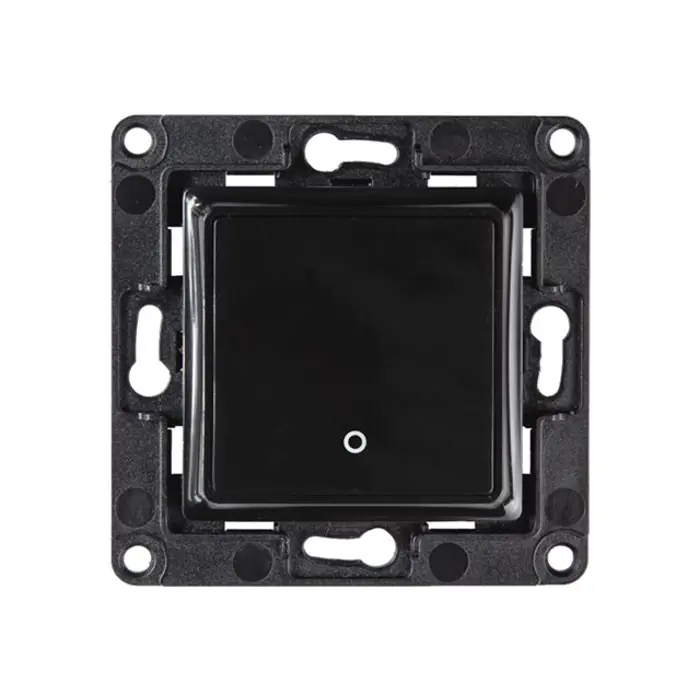 SHELLY Wall Switch 1 Black Switch, FG3800235266168