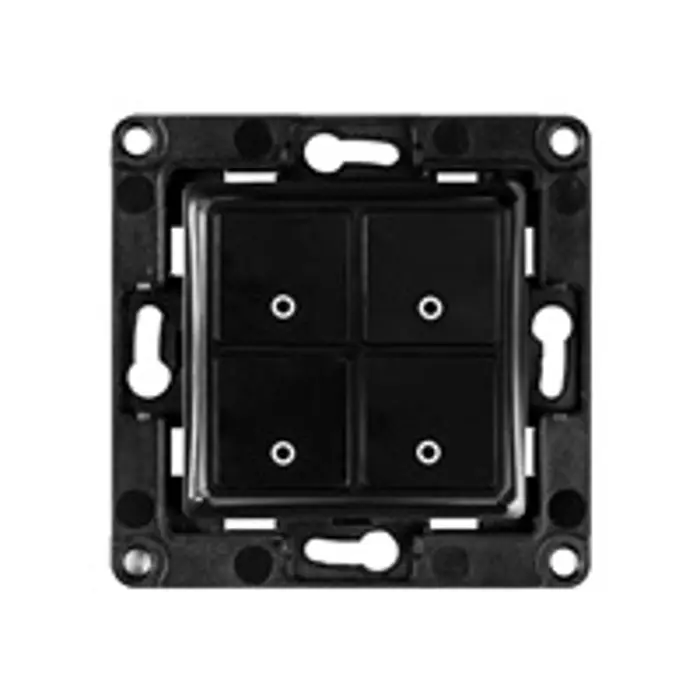 SHELLY Wall Switch 4 Black Switch, FG3800235266205