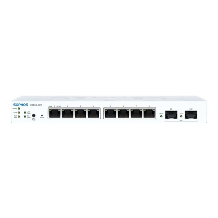 SOPHOS CS101-8FP Switch 8 port 3Y, LS18FZ36ZZPCEU