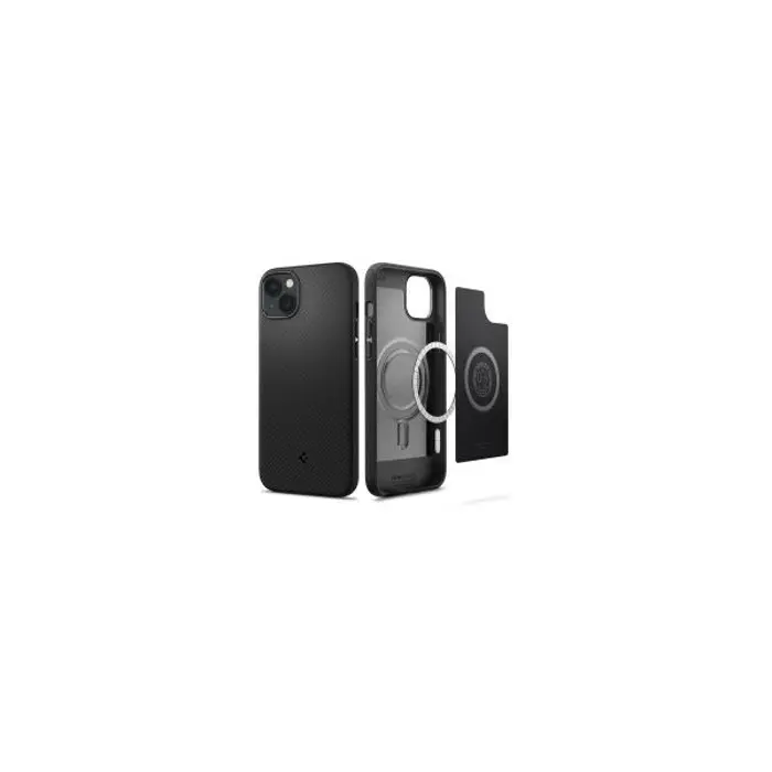 Spigen Mag Armor MagSafe, zaštitna maska za telefon, mat crna - iPhone 15 Plus (ACS06671)
