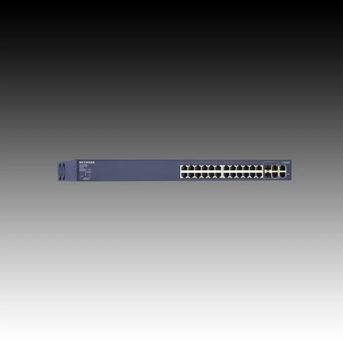 Switch NETGEAR ProSafe Smart 24FE+2GE+2SFP(Combo) support 24 Ports PoE