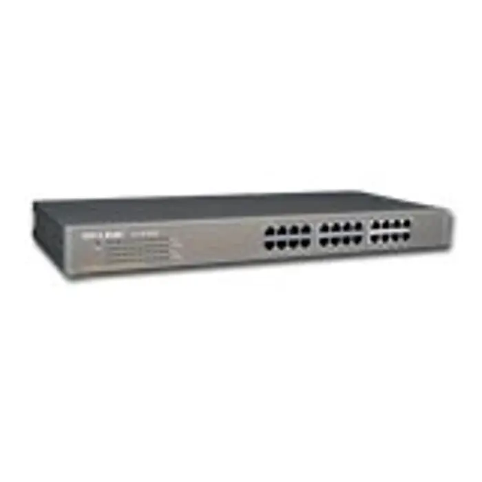 Switch TP-Link TL-SF1024, 24-Port RJ45 10/100Mbps Standard 19-inch rack-mountable steel case switch, 4.8Gbps Switching Capacity, Fanless, Auto Negotiation/Auto MDI/MDIX, TL-SF1024-AS