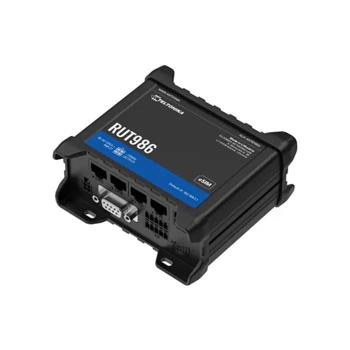 TELTONIKA NETWORKS RUT986 eSIM 4G Router, RUT986000000