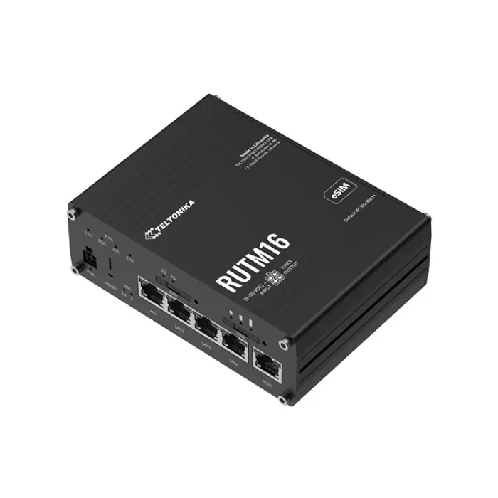 TELTONIKA NETWORKS RUTM16 eSIM Router, RUTM16000000